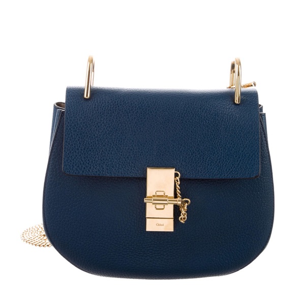 Chloe Handbags - CHLOE Navy Medium Drew Bag
